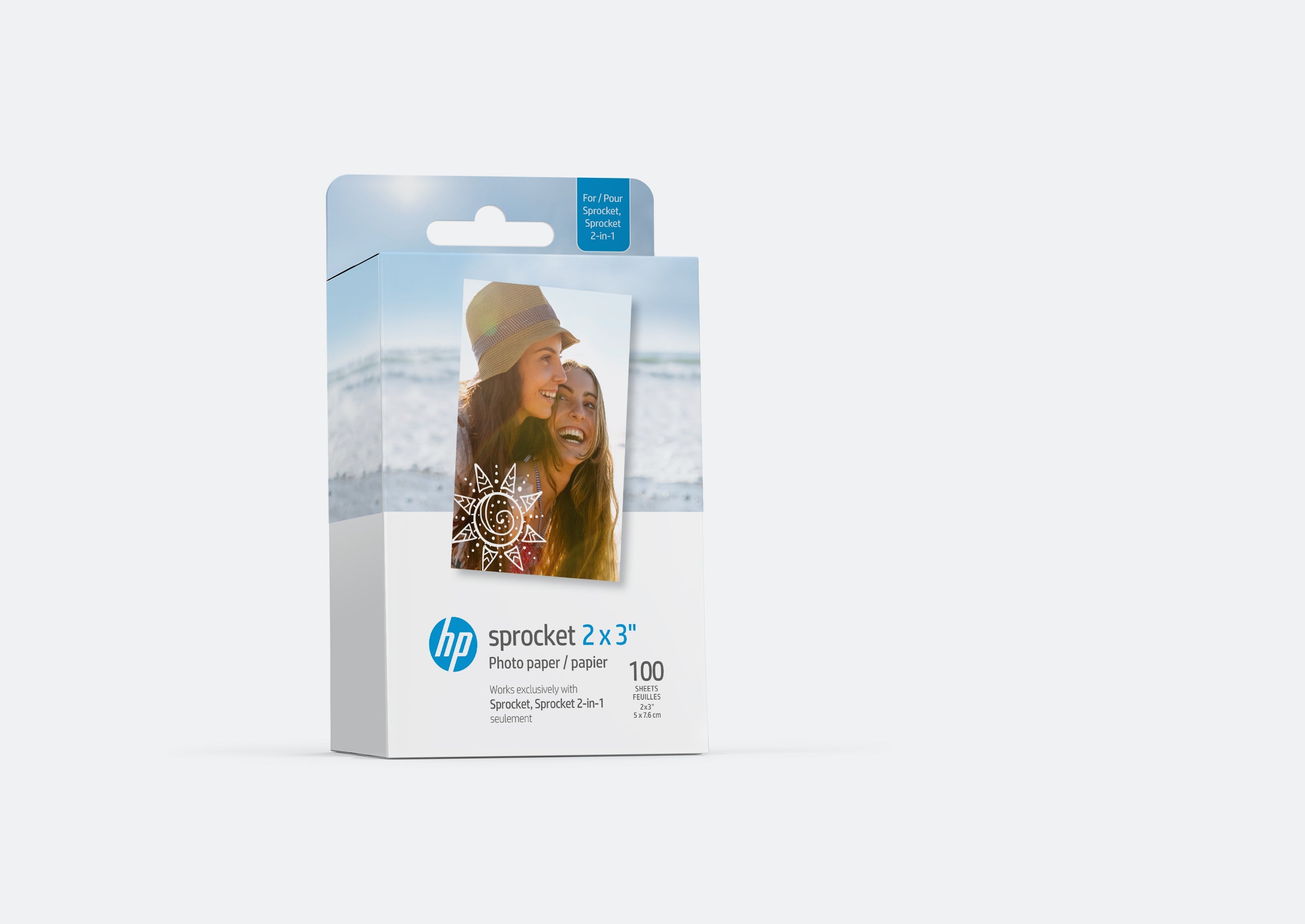 HP Sprocket 2” x 3” Premium Zink Sticky-Back фото-папир