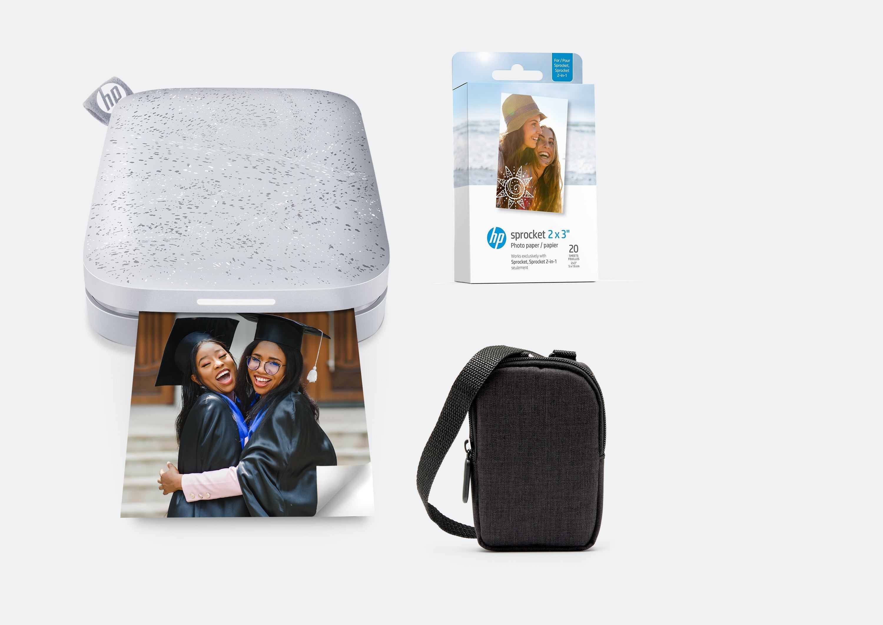 HP Sprocket 2x3 преносиви штампач тренутних фотографија, ZINK® пакет папира